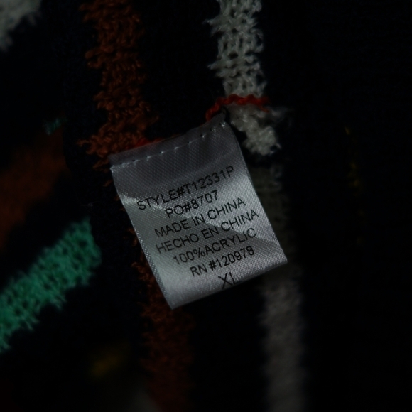 Entro knit colorful tank top size XL - Picture 6 of 6